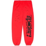Sp5der P*NK V2 Red Sweatpant