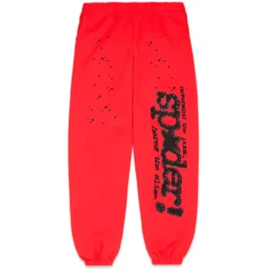 Sp5der P*NK V2 Red Sweatpant