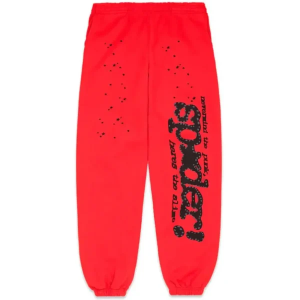 Sp5der P*NK V2 Red Sweatpant