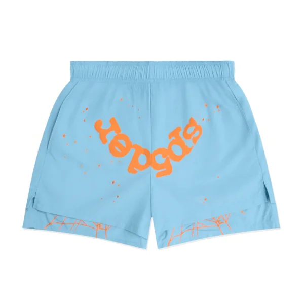 OG WEB DOUBLE LAYER SHORTS BLUE