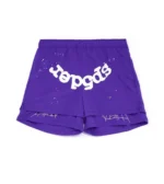 OG WEB SP5DER PURPLE SHORTS