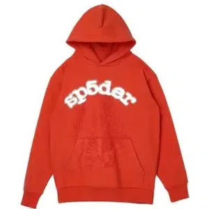 Orange Sp5der Websuit Hoodie