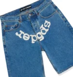 SP5DER OG LOGO DENIM SHORTS