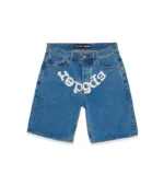SP5DER OG LOGO DENIM SHORTS