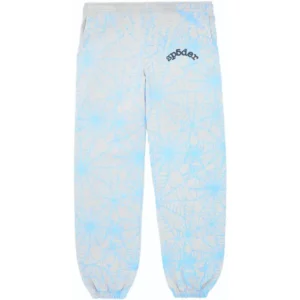 Sp5der AOP Web Heather Grey Sweatpants