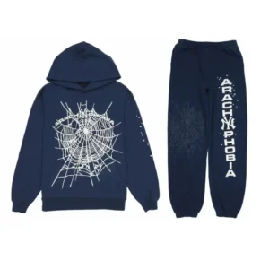 Sp5der Arach NY Tracksuit Navy Phobia