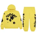 Sp5der Beluga Gold Tracksuit