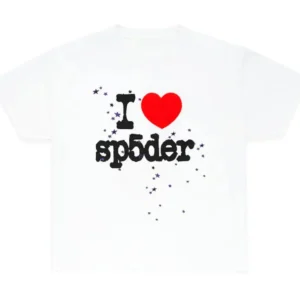 Sp5der I Heart SP5DER White Tee