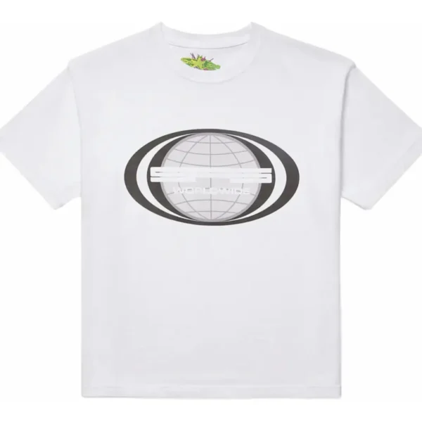 Sp5der Jumbo Globe White Tee