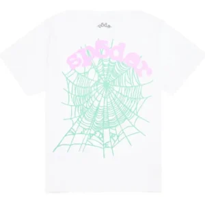 Sp5der OG Web White Tee