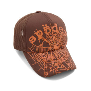 Sp5der OG Web v2 Trucker Hat Brown