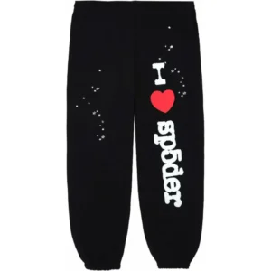 Sp5der Souvenir SP5 Black Sweatpants