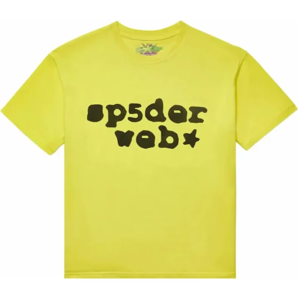 Sp5der Web Yellow/Black Tee