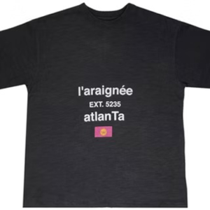 Wide T-shirt – Black