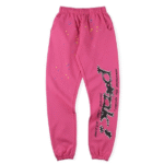 Black Printed Tracksuit – Pink