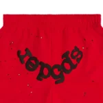 SP5DER OG WEB DOUBLE LAYER RED SHORT