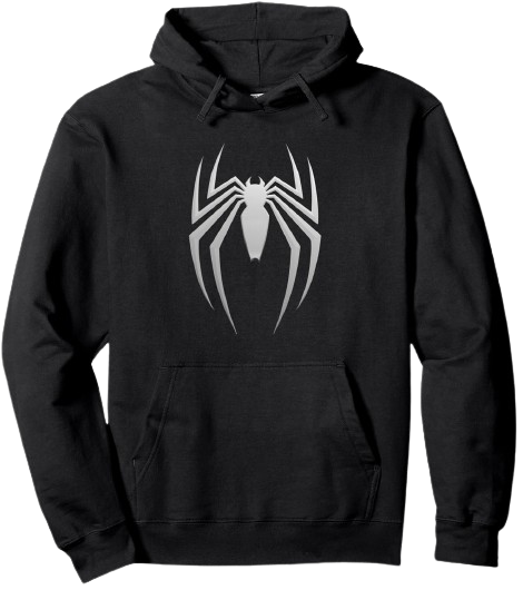 Spider Logo Hoodie-Black Spider Logo Hoodie-Black