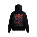 Kith For Sp5der-Man Web Logo Hoodie ‘Black’