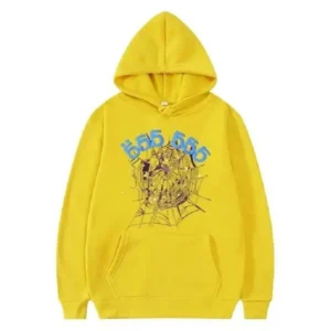 Sp5der 555 Angel Number Hoodie – Yellow