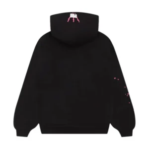 Sp5der Angel Hoodie 555555 Number Black