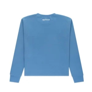 Sp5der Beckham Thermal Sweatshirt Blue