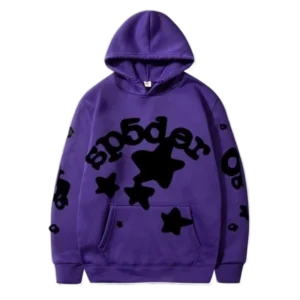 Sp5der Beluga Purple Hoodie