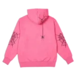 Sp5der ‘Shock Pink’ Palace Logo Zip Hoodie